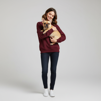 Sweat-shirt technique unisexe NUGGAL résistant aux poils d'animaux