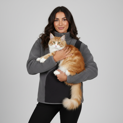 NUGGAL Unisex Kangaroo Pouch Fleece Sweater