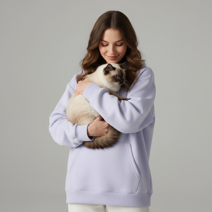 Sweat à capuche technique unisexe NUGGAL résistant aux poils d'animaux