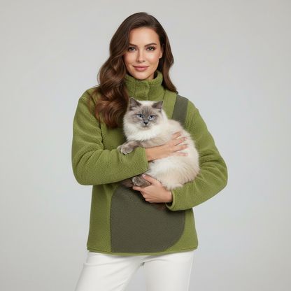 NUGGAL Unisex Kangaroo Pouch Fleece Sweater