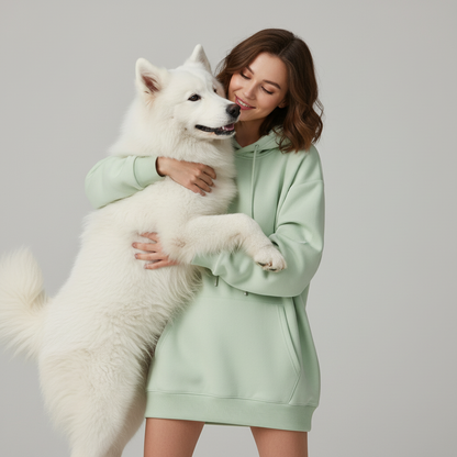 Sweat à capuche technique unisexe NUGGAL résistant aux poils d'animaux