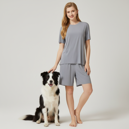 Ensemble de vêtements de détente NUGGAL résistant aux poils d'animaux pour elle