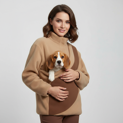 NUGGAL Unisex Kangaroo Pouch Fleece Sweater