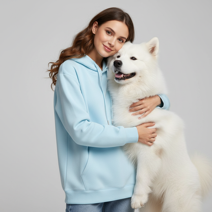 Sweat à capuche technique unisexe NUGGAL résistant aux poils d'animaux