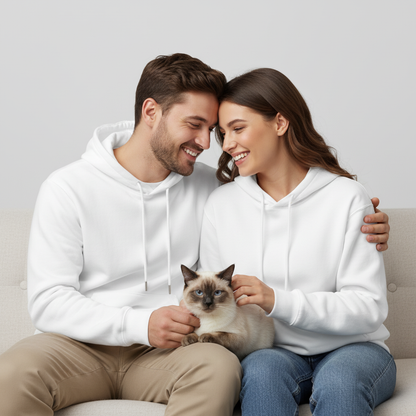 Sweat à capuche technique unisexe NUGGAL résistant aux poils d'animaux