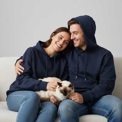 Sweat à capuche technique unisexe NUGGAL résistant aux poils d'animaux