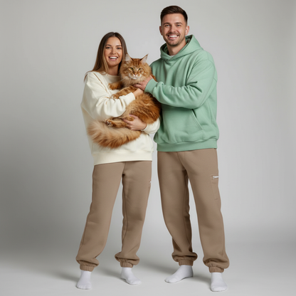 NUGGAL Unisex Pet Hair Resistant Tech Jogger Sweatpants