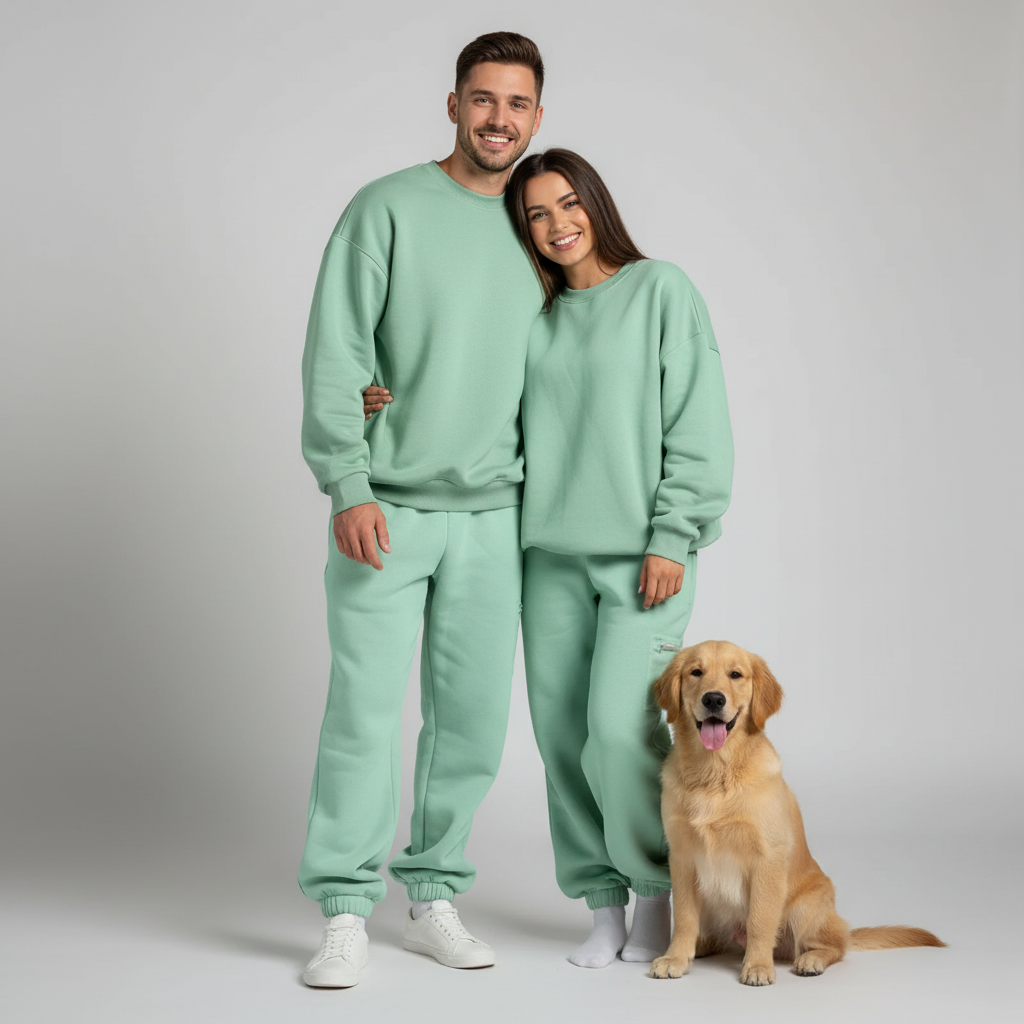 NUGGAL Unisex Pet Hair Resistant Tech Jogger Sweatpants