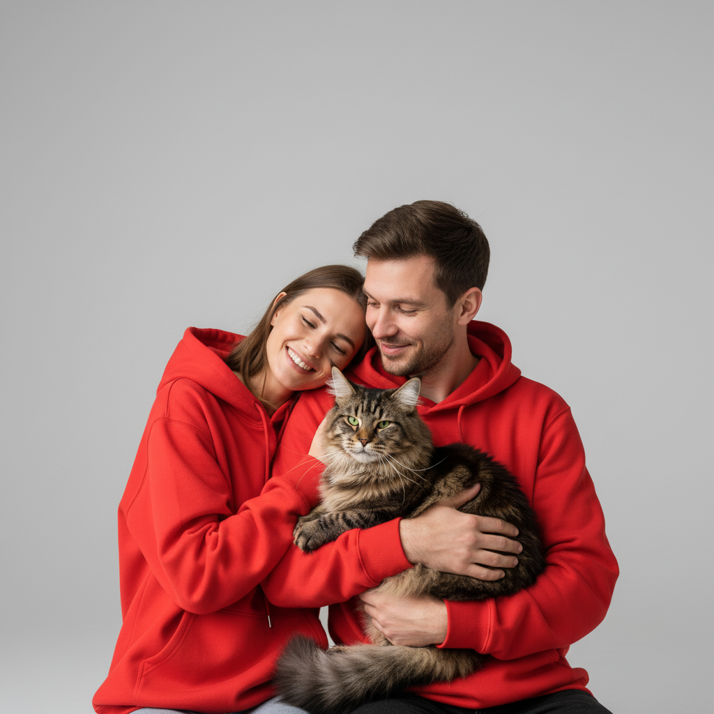 Sweat à capuche technique unisexe NUGGAL résistant aux poils d'animaux