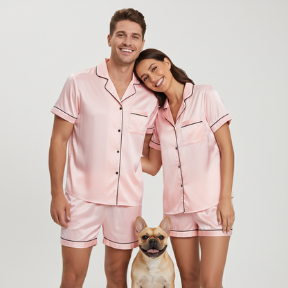 Ensemble de vêtements de détente élégants et soyeux pour femme NUGGAL résistant aux poils d'animaux