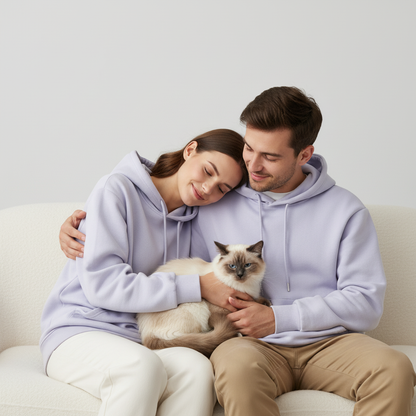 Sweat à capuche technique unisexe NUGGAL résistant aux poils d'animaux