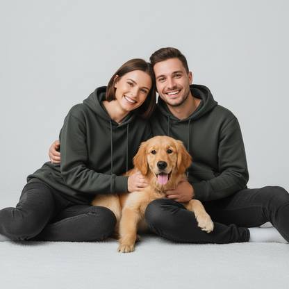 Sweat à capuche technique unisexe NUGGAL résistant aux poils d'animaux