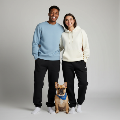 NUGGAL Unisex Pet Hair Resistant Tech Jogger Sweatpants