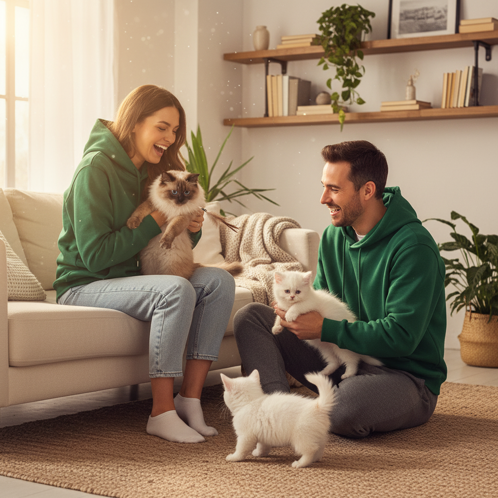Sweat à capuche technique unisexe NUGGAL résistant aux poils d'animaux