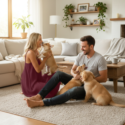 NUGGAL Pet Hair Resistant Open Back Loose Fit Slip Dress