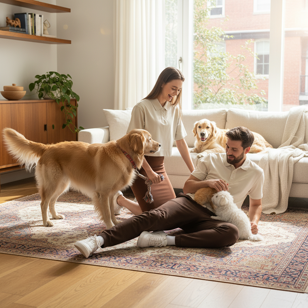 NUGGAL Pet Hair Resistant High Waisted Tummy Control 2-in-1 Bodycon Midi Casual Skirt