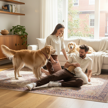 NUGGAL Pet Hair Resistant High Waisted Tummy Control 2-in-1 Bodycon Midi Casual Skirt