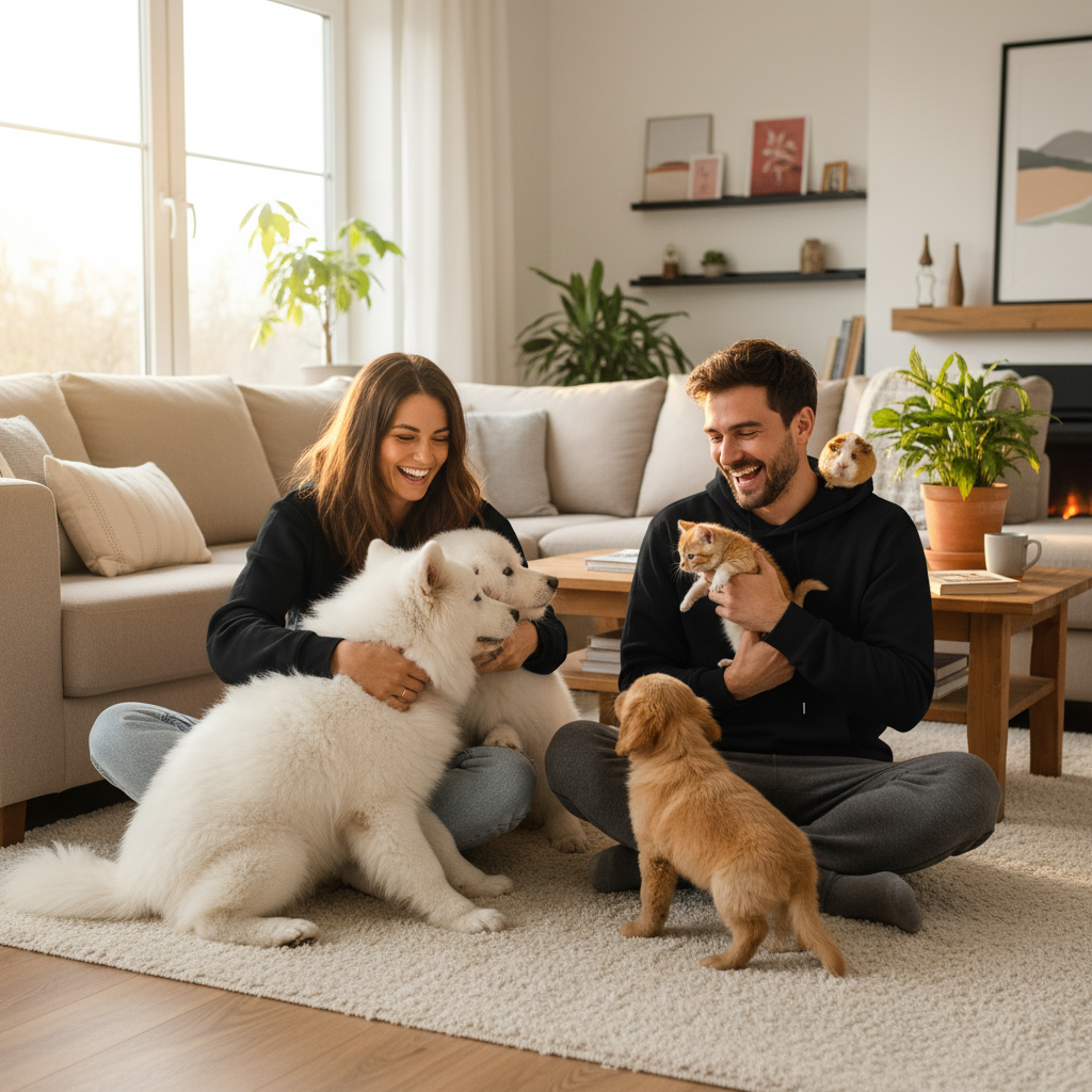 Sweat à capuche technique unisexe NUGGAL résistant aux poils d'animaux