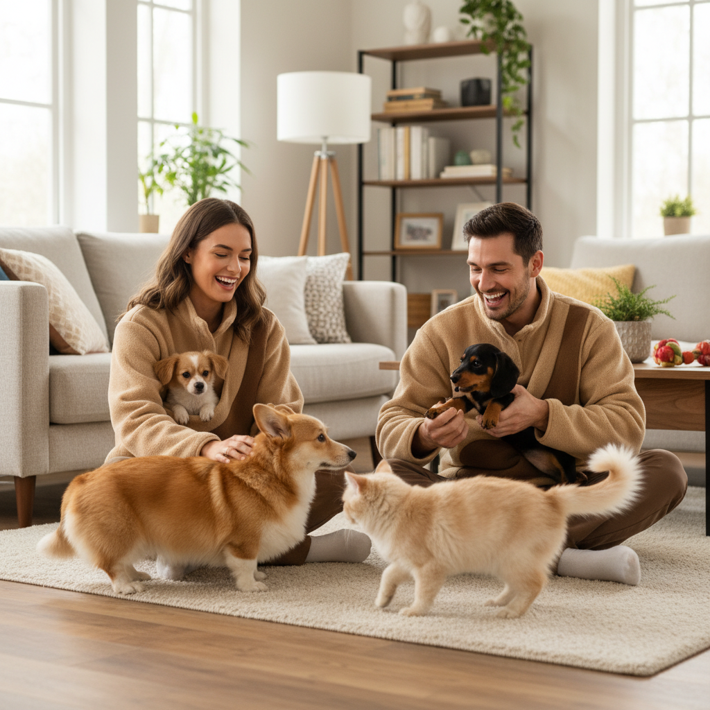 NUGGAL Unisex Kangaroo Pouch Fleece Sweater