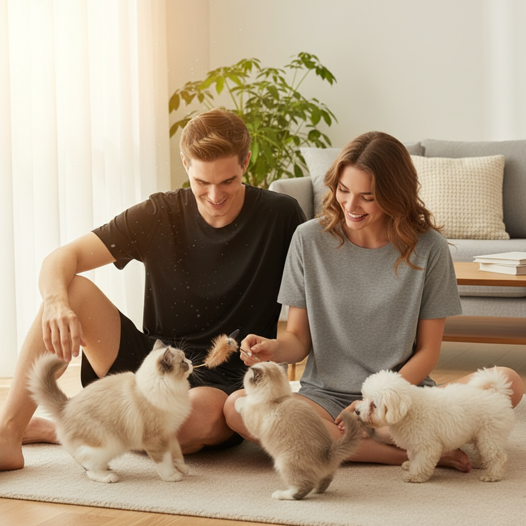 Ensemble de vêtements de détente NUGGAL résistant aux poils d'animaux pour lui