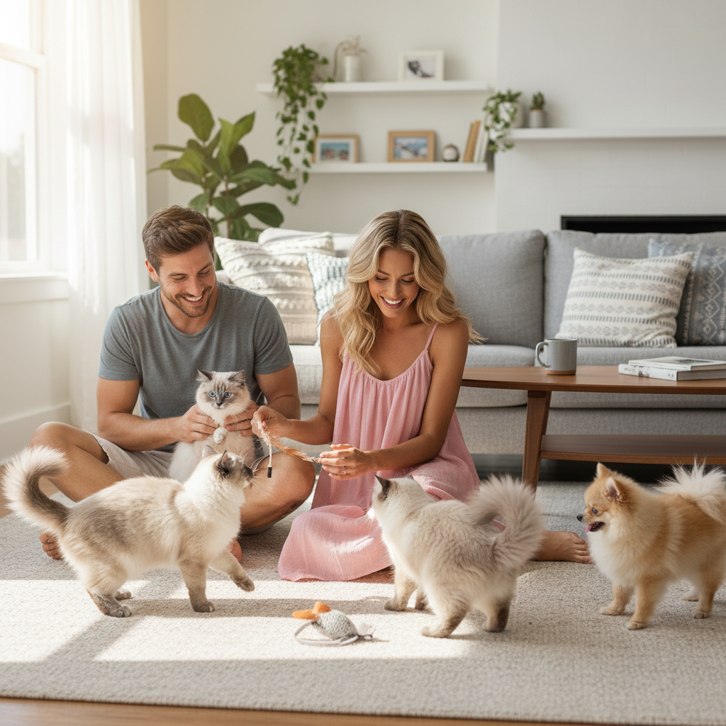 NUGGAL Pet Hair Resistant Open Back Loose Fit Slip Dress