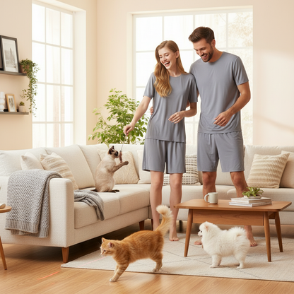 Ensemble de vêtements de détente NUGGAL résistant aux poils d'animaux pour elle