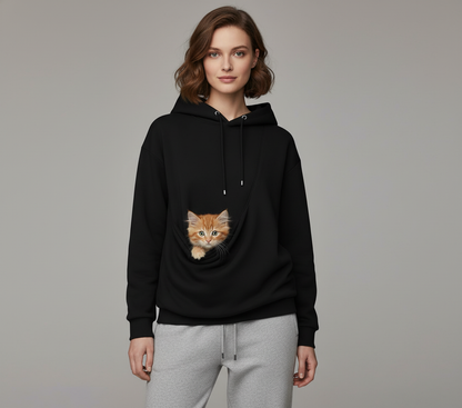 NUGGAL Unisex Pet Hair Resistant Pet Pouch Hoodie