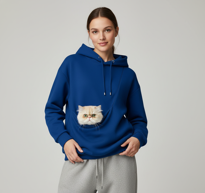 NUGGAL Unisex Pet Hair Resistant Pet Pouch Hoodie