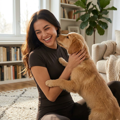 NUGGAL Pet Hair Resistant Ultra-Firming Quick-Dry Active Slim Tee