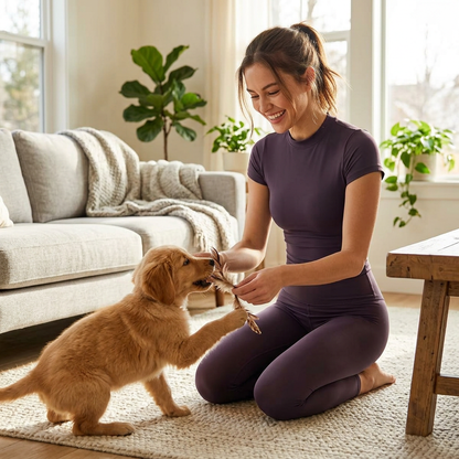 NUGGAL Pet Hair Resistant Ultra-Firming Quick-Dry Active Slim Tee