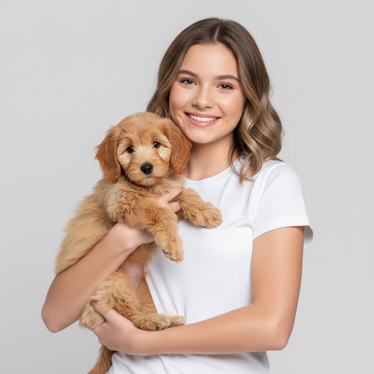 NUGGAL Pet Hair Resistant Tech T-shirt Slim Fit for Teen Girl