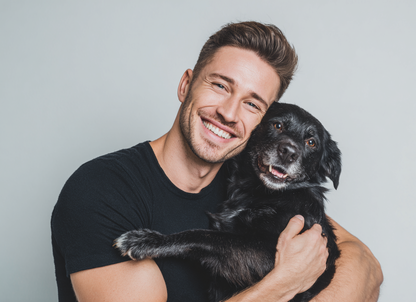 NUGGAL Unisex Pet Hair Resistant Tech T-shirt Classic Black