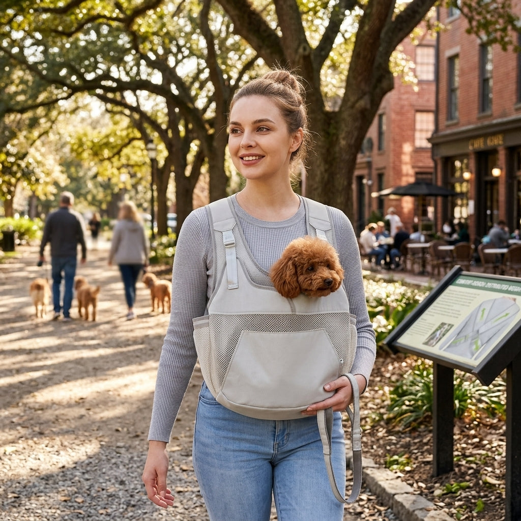 NUGGAL Ergonomic Hands-Free Front Pet Carrier