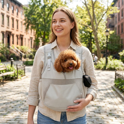 NUGGAL Ergonomic Hands-Free Front Pet Carrier
