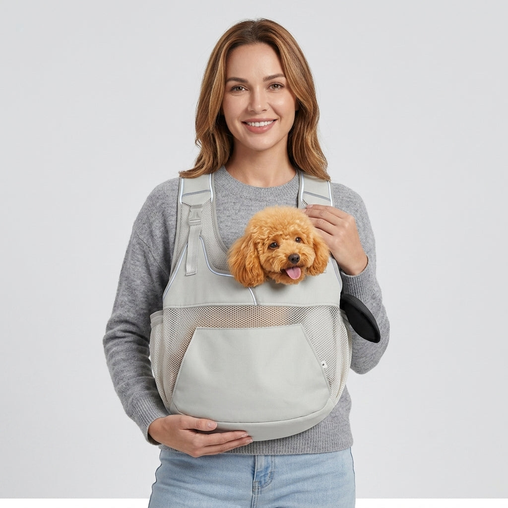 NUGGAL Ergonomic Hands-Free Front Pet Carrier