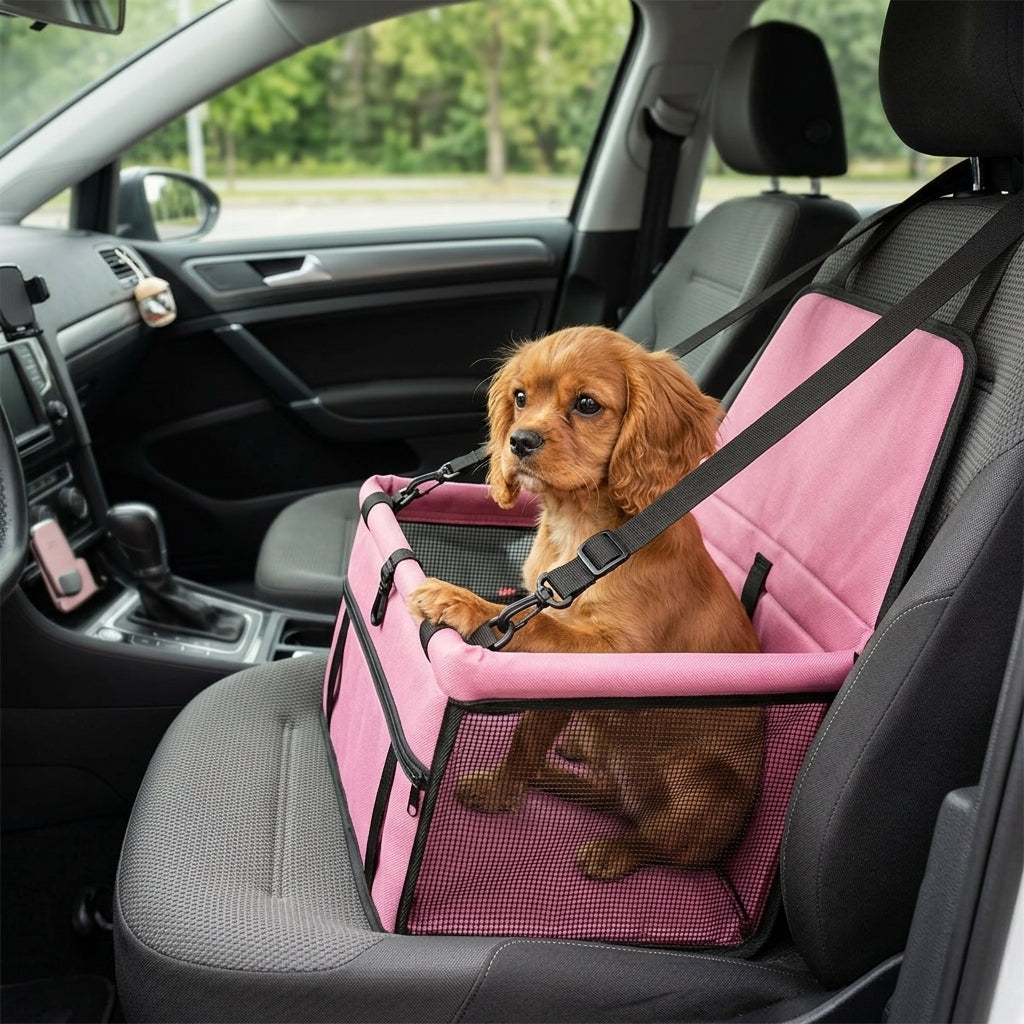 NUGGAL Premium Pet Car Booster Seat & Carrier