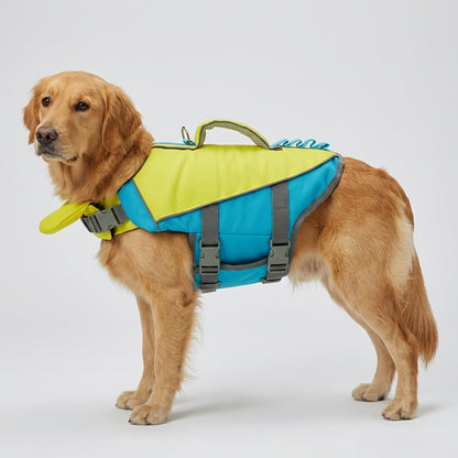 NUGGAL Dog Life Jacket for Summer – High Buoyancy Pet Safety Vest with Detachable Neck Float & Rescue Handle