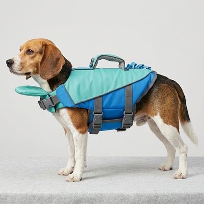NUGGAL Dog Life Jacket for Summer – High Buoyancy Pet Safety Vest with Detachable Neck Float & Rescue Handle