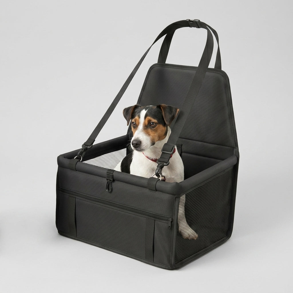 NUGGAL Premium Pet Car Booster Seat & Carrier