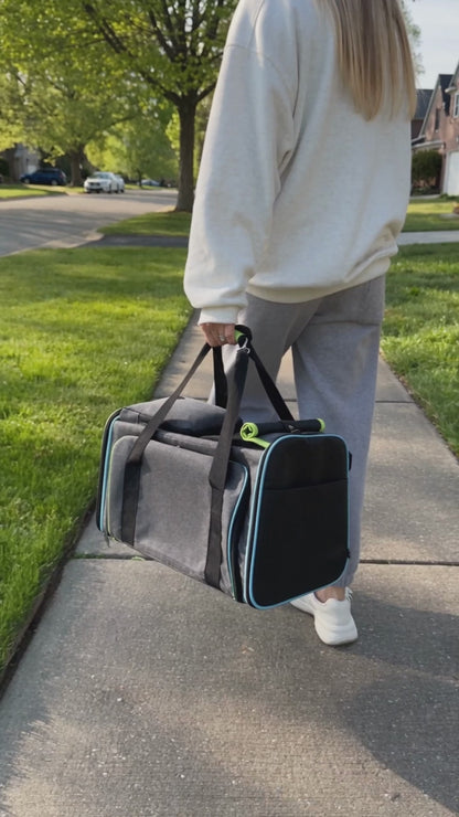 NUGGAL Expandable Soft-Sided Pet Carrier & Convertible Portable Playpen