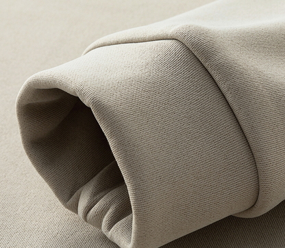 NUGGAL Unisex Pet Hair Resistant Tech Half-Zip Fleece-lined Hoodie