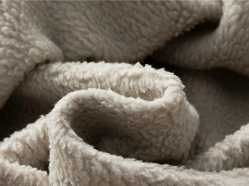 NUGGAL Unisex Pet Hair Resistant Tech Half-Zip Fleece-lined Hoodie