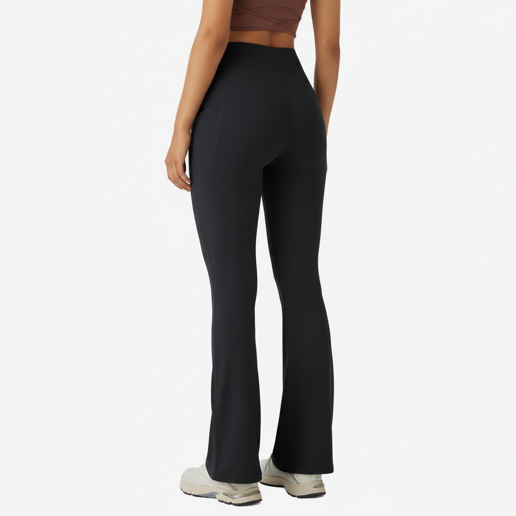 NUGGAL Pet Hair Resistant Flare Leggings with Pockets