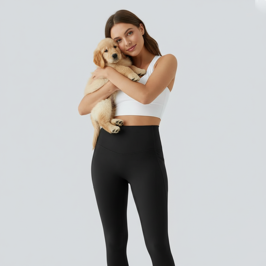 NUGGAL Pet-hair Resistant High-Waist Glute-Lifting Pocket Leggings