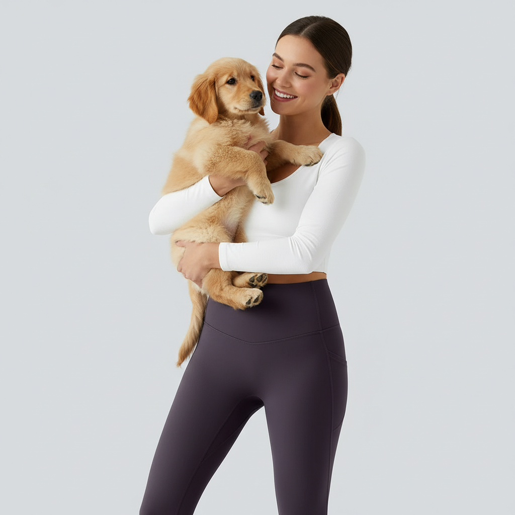 NUGGAL Pet-hair Resistant High-Waist Glute-Lifting Pocket Leggings
