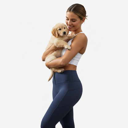 NUGGAL Pet-hair Resistant High-Waist Glute-Lifting Pocket Leggings