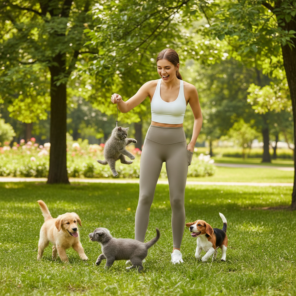 NUGGAL Pet-hair Resistant High-Waist Glute-Lifting Pocket Leggings