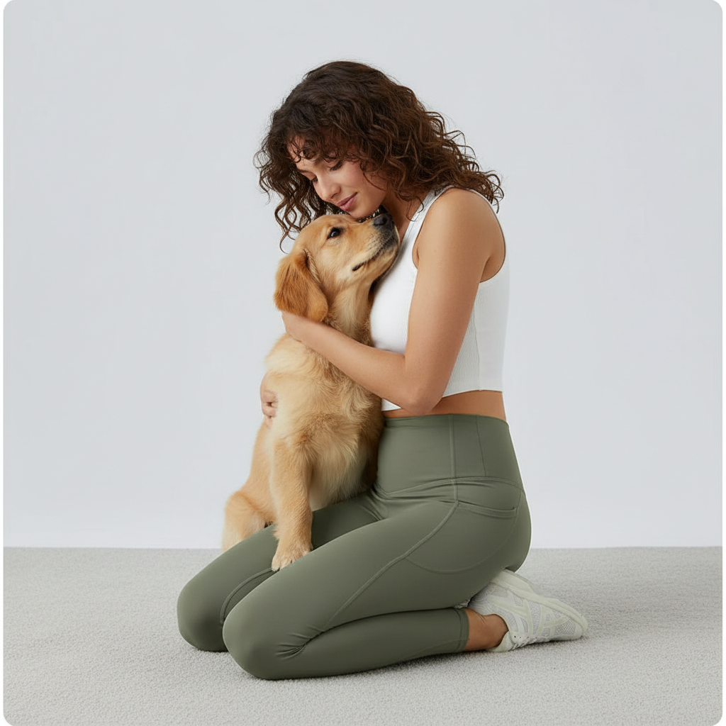 NUGGAL Pet-hair Resistant High-Waist Glute-Lifting Pocket Leggings