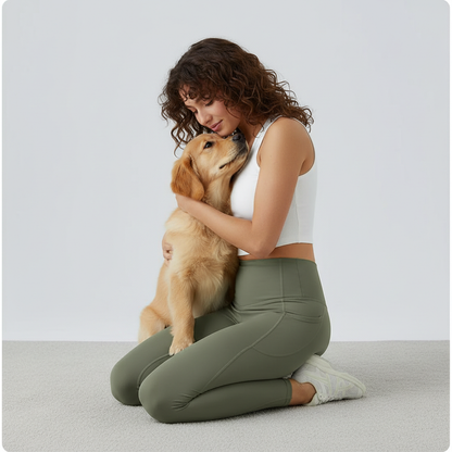 NUGGAL Pet-hair Resistant High-Waist Glute-Lifting Pocket Leggings