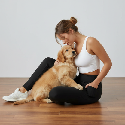 NUGGAL Pet-hair Resistant High-Waist Glute-Lifting Pocket Leggings